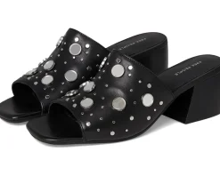 Free People Mirage Mules Black Leather New