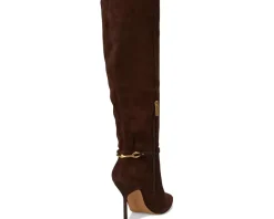 Vince Camuto Mirtha Ankle Link Knee High Boot Brownie Sale