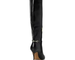 Vince Camuto Mirtha Ankle Link Knee High Boot Black Online