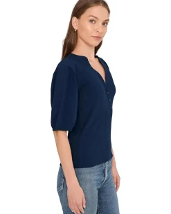 Women Madewell Mixy V-Neck Puff Tee