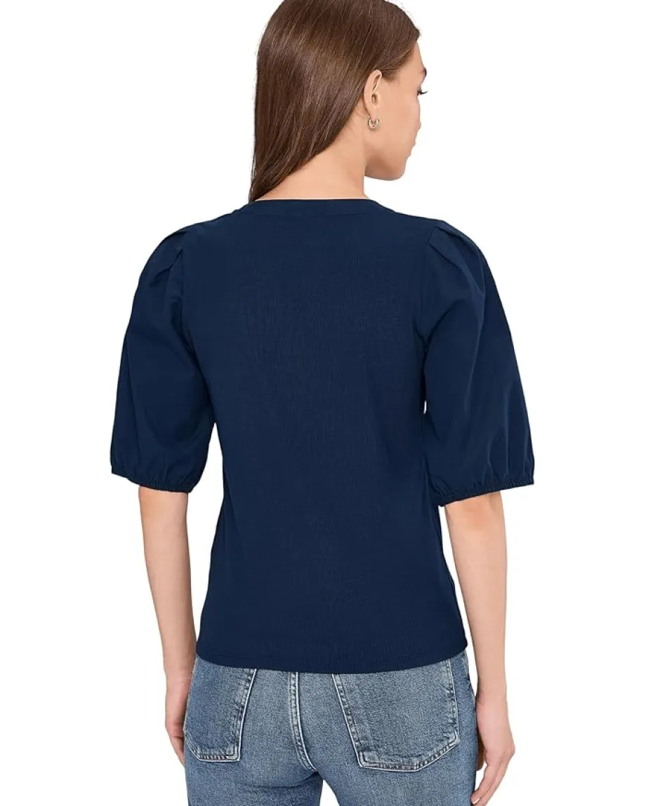 Women Madewell Mixy V-Neck Puff Tee
