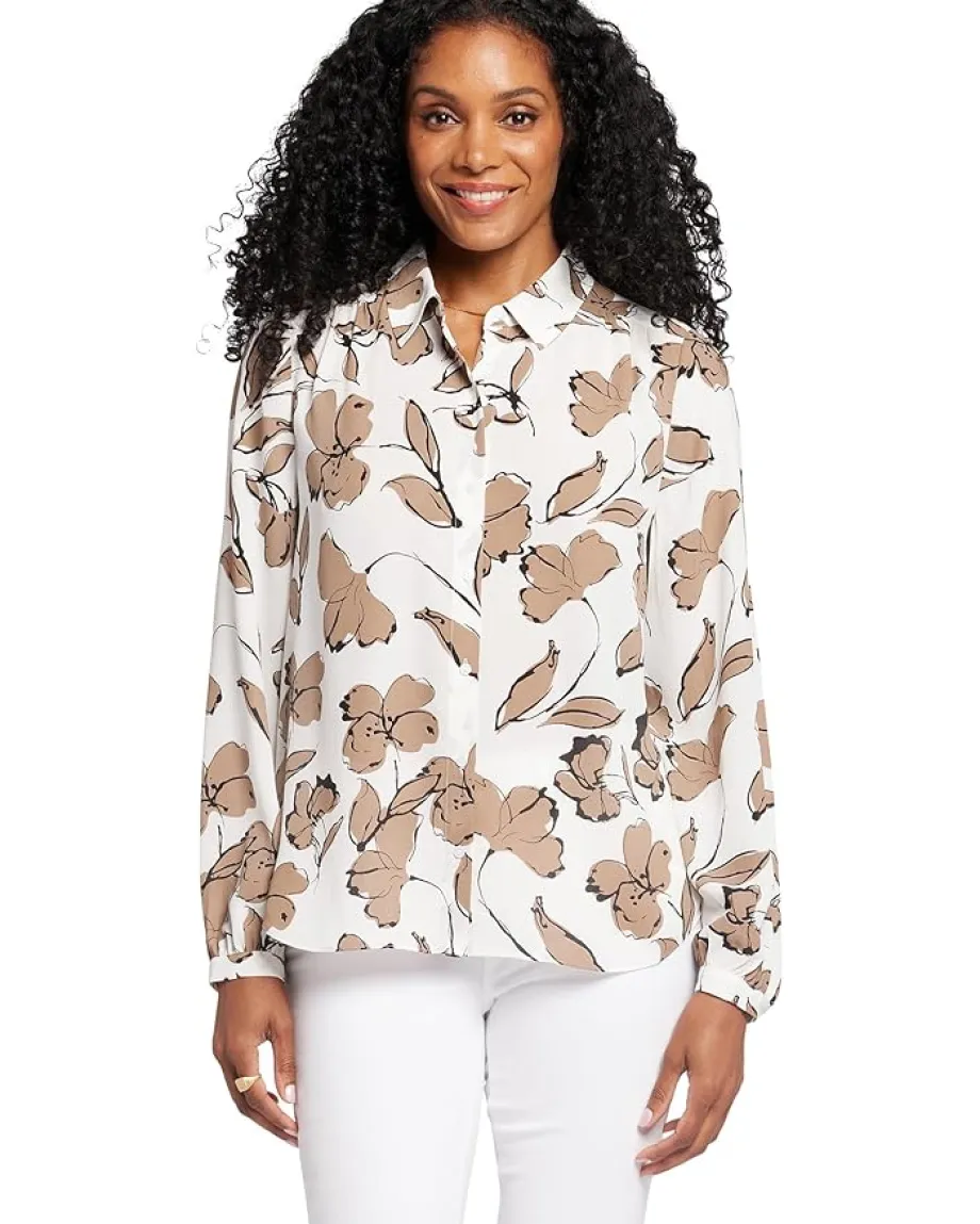 NYDJ Modern Blouse Lotusland Best