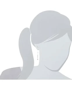 Michael Kors Modern Classics Pave Fireball Whisper Hoop Earrings Silver Best