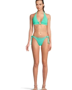 Women BECCA Modern Edge Rib Demi Tie Side Basic Bottom