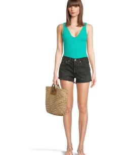 Women BECCA Modern Edge Rib Sophie Lace Up One Piece