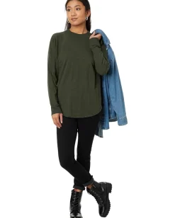 Women Mod-o-doc Long Sleeve Oversized Lo-Hi Top