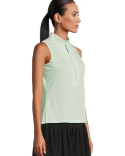 Jamie Sadock Monarch Print Sleeveless Top Creme De Mint Best