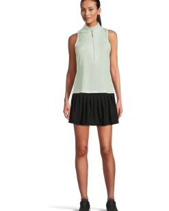 Jamie Sadock Monarch Print Sleeveless Top Creme De Mint Best