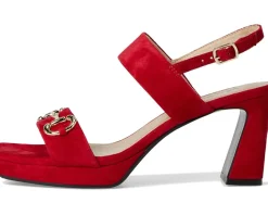 Vaneli Morena Red Suede Discount