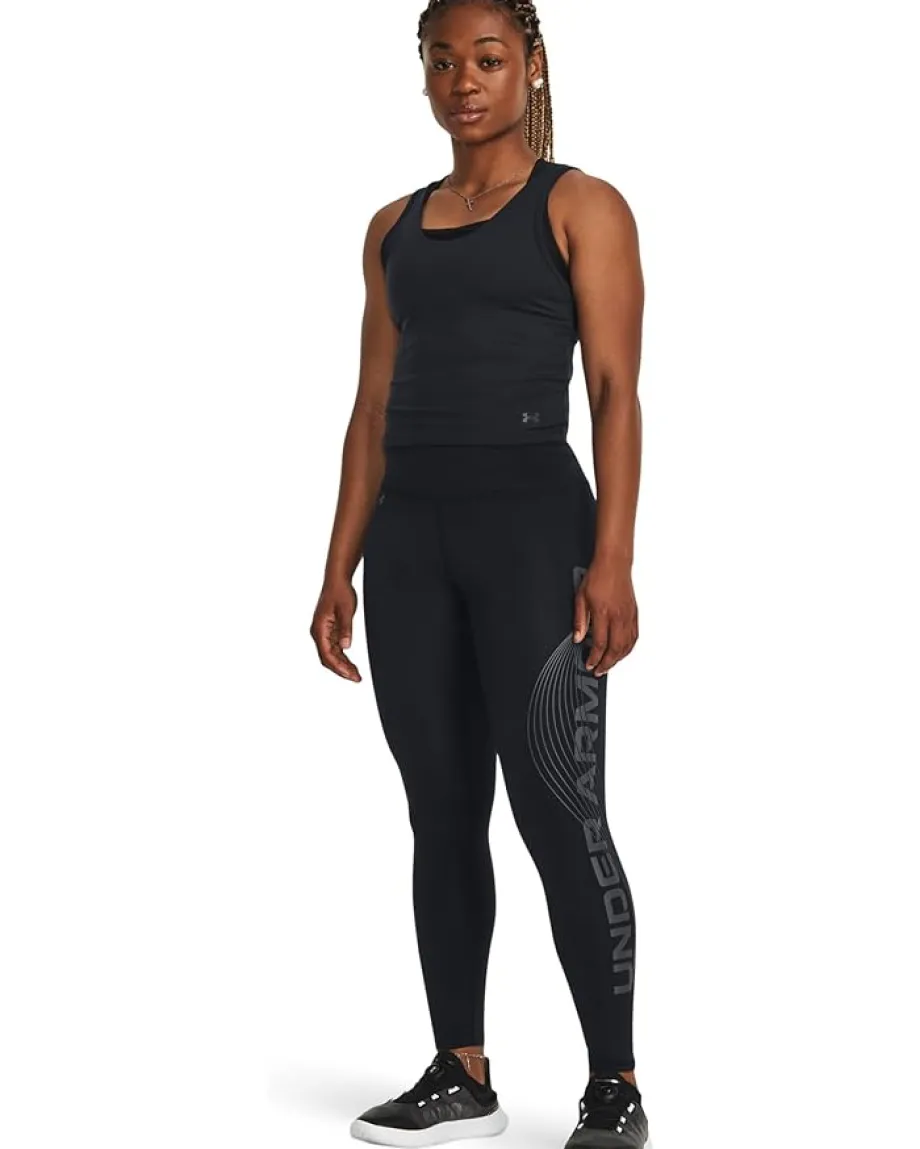 Under Armour Motion Tank Black/Jet Gray Hot
