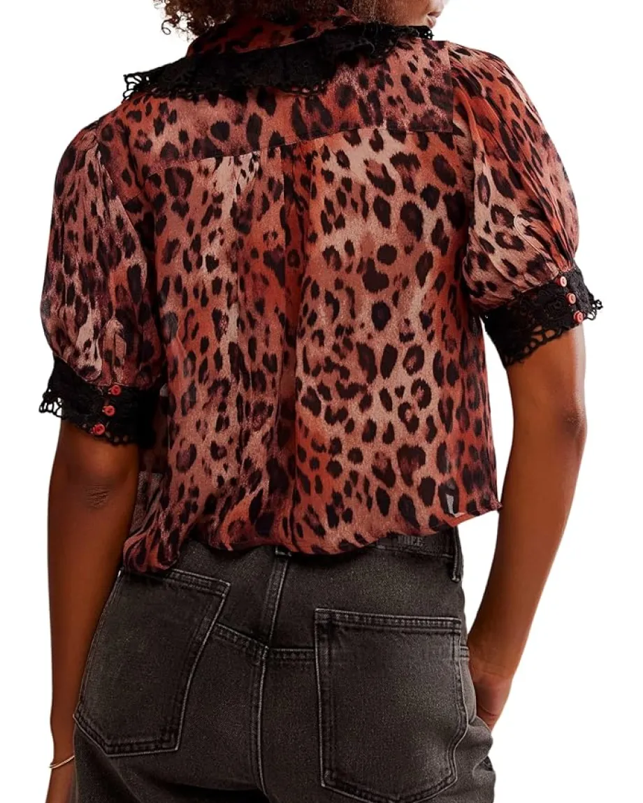 Women Free People My Love Blouse Printed