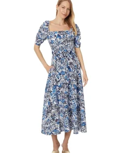 Women Lilly Pulitzer Mylie Short Sleeve Linen