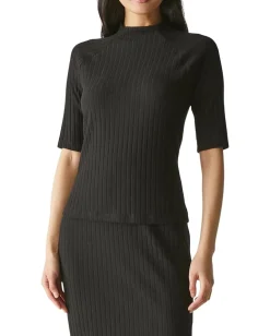 Women Michael Stars Nadine Mock Neck Top