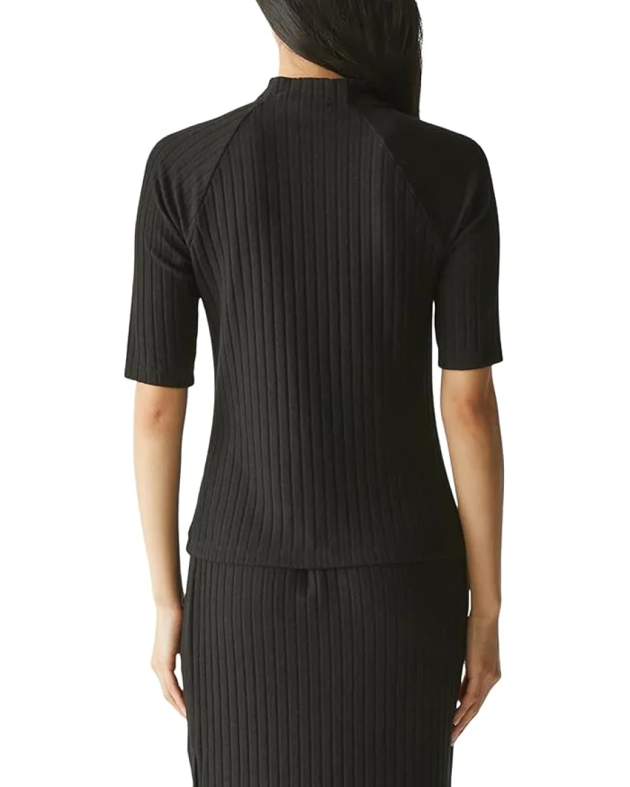 Women Michael Stars Nadine Mock Neck Top