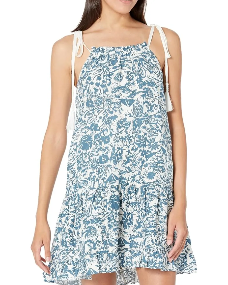 Joie Nala Dress Porcelain/Empire Yellow Sale