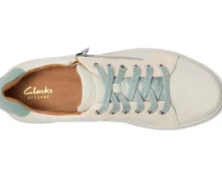 Clarks Nalle Zen White Combi Leather Clearance