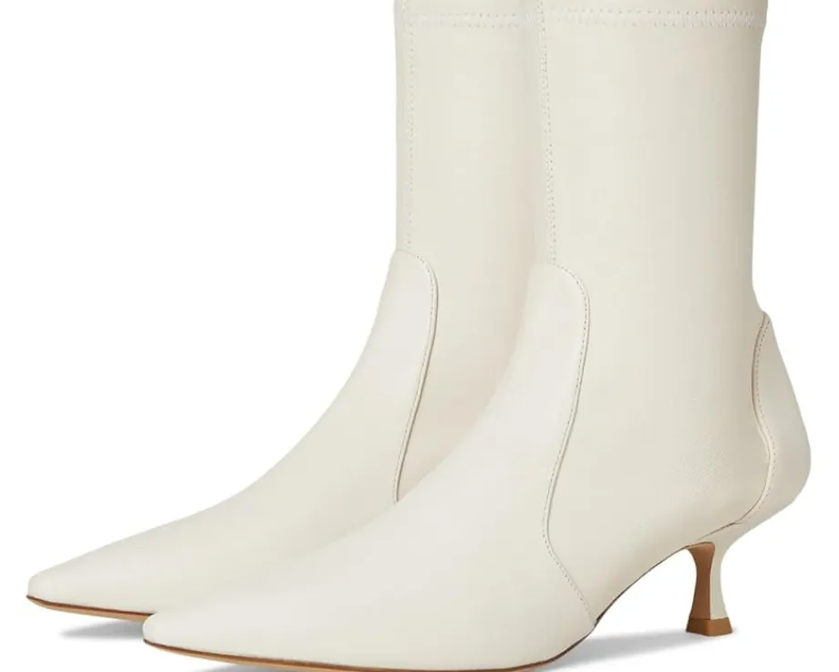 Stuart Weitzman Naomi 50 Bootie Cream Outlet