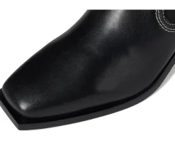 Women Loeffler Randall Nat Midheel Western Ankle Boot With Gore