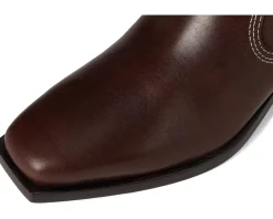 Loeffler Randall Nat Midheel Western Ankle Boot With Gore Espresso Online