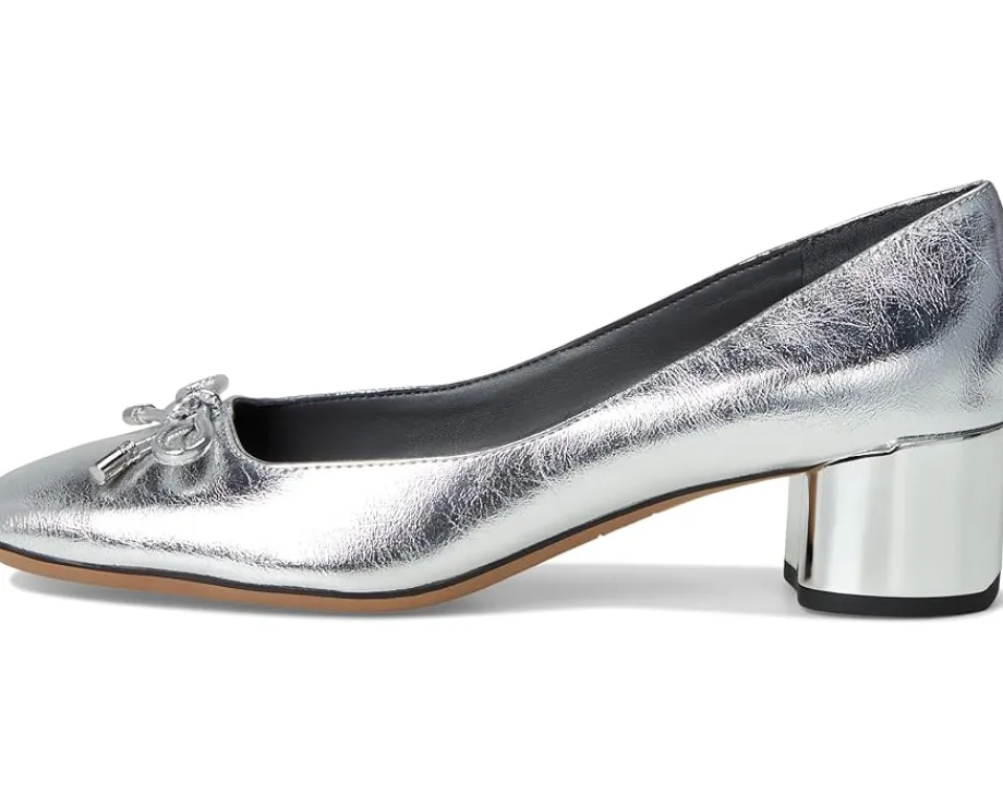 Women Franco Sarto Natalia Square Toe Block Heel Pumps with Bow