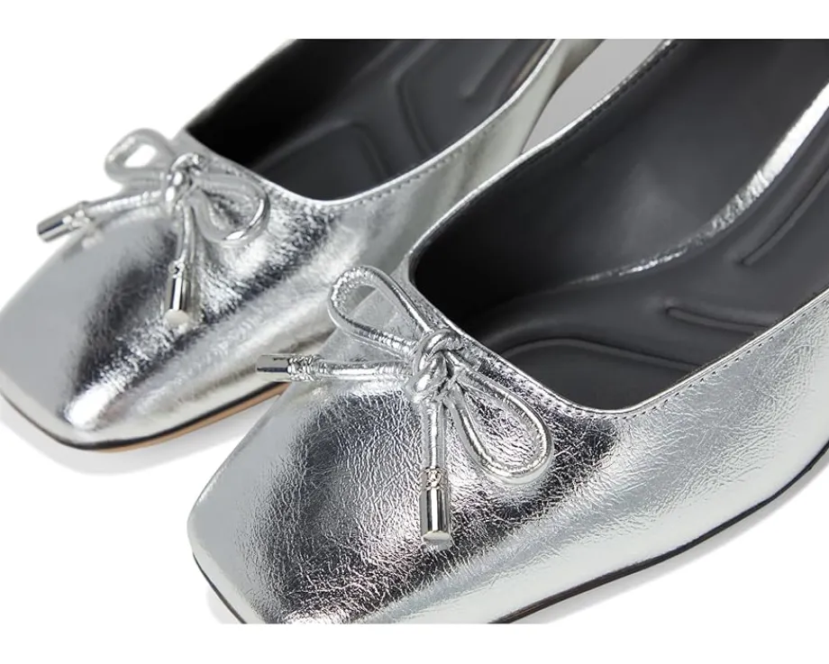 Women Franco Sarto Natalia Square Toe Block Heel Pumps with Bow