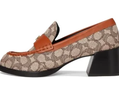 Women COACH Natalie Loafer In Signature Textile Jacquard