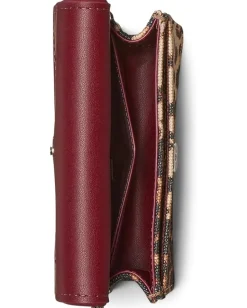 Kate Spade New York Natasha Downtown Leopard Fabric Card Case Crossbody With Scrunch Strap Leopard Multi Best