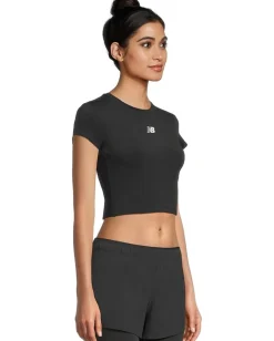 New Balance Nb Harmony Fitted T-shirt Black Sale