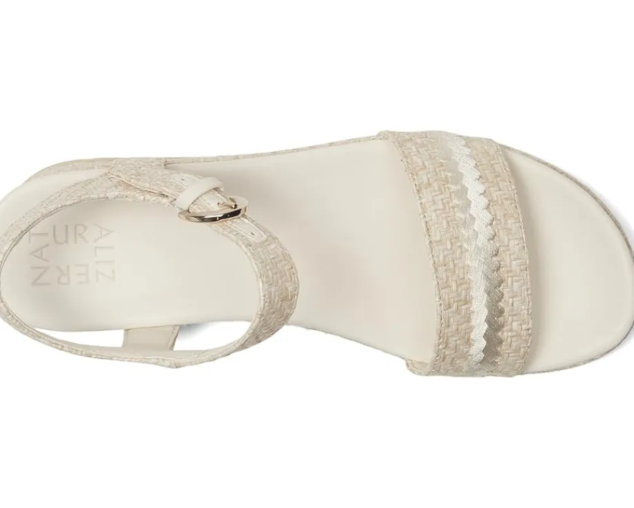 Naturalizer Neila2 Eggshell Beige Raffia Discount