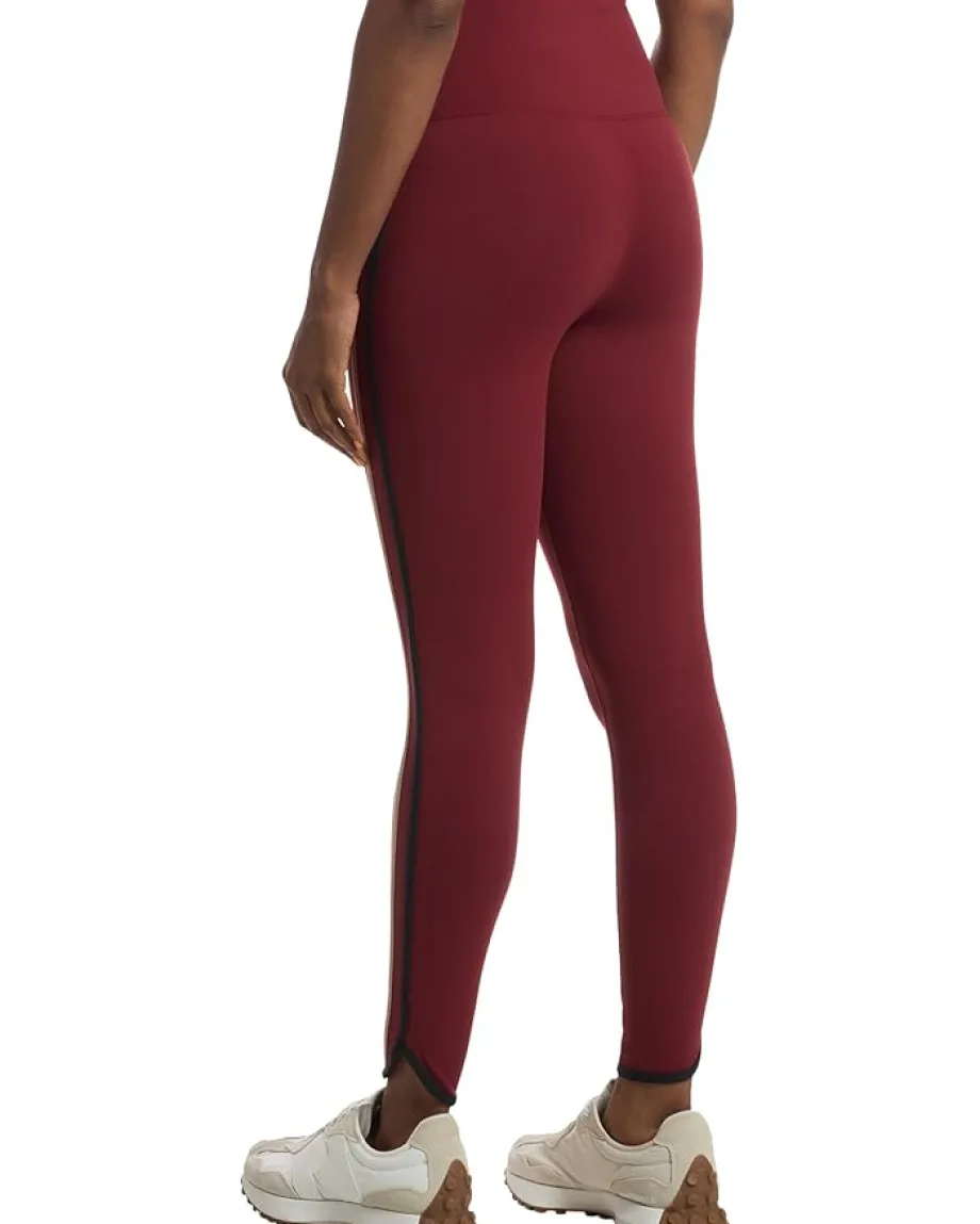 Beach Riot Nella Leggings Maroon Merlot Color-Block Clearance