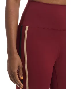 Beach Riot Nella Leggings Maroon Merlot Color-Block Clearance