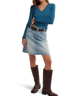 Free People Neria Long Sleeve Still Sea New