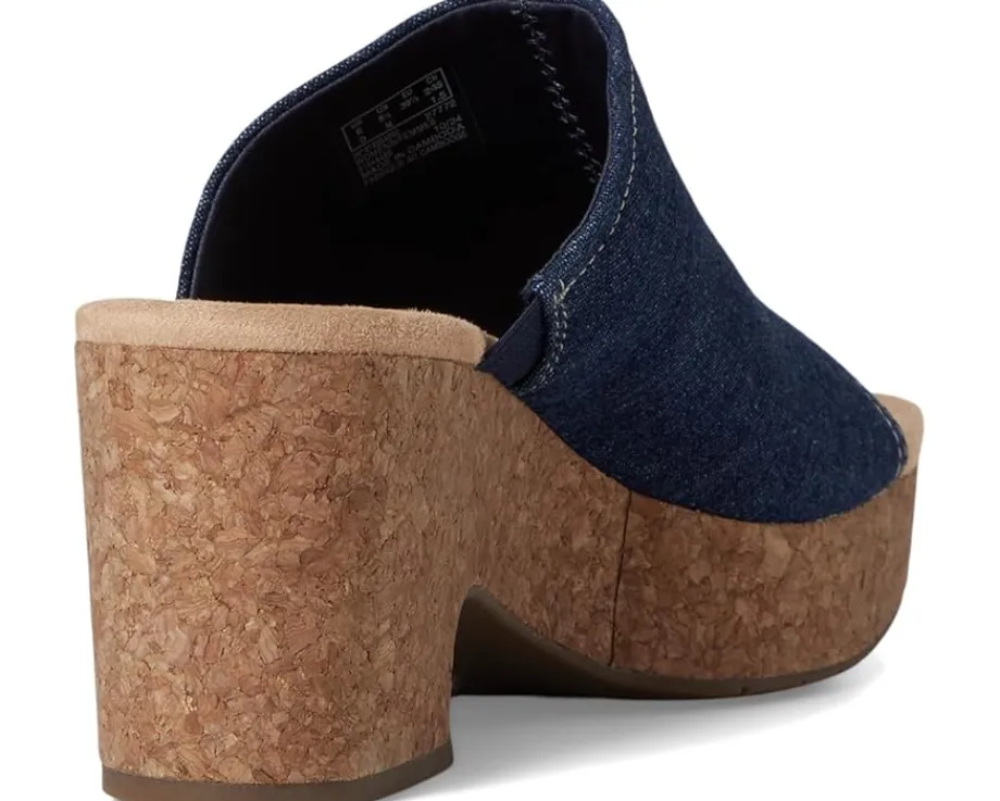 Clarks Nerisa Vine Dark Denim Textile New