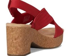 Clarks Nerisa West Cherry Nubuck Clearance