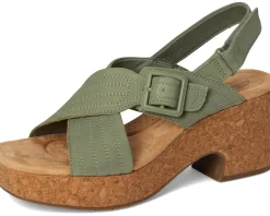 Clarks Nerisa West Sage Nubuck Outlet