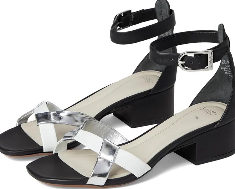 Franco Sarto Nerissa Black/White/Silver