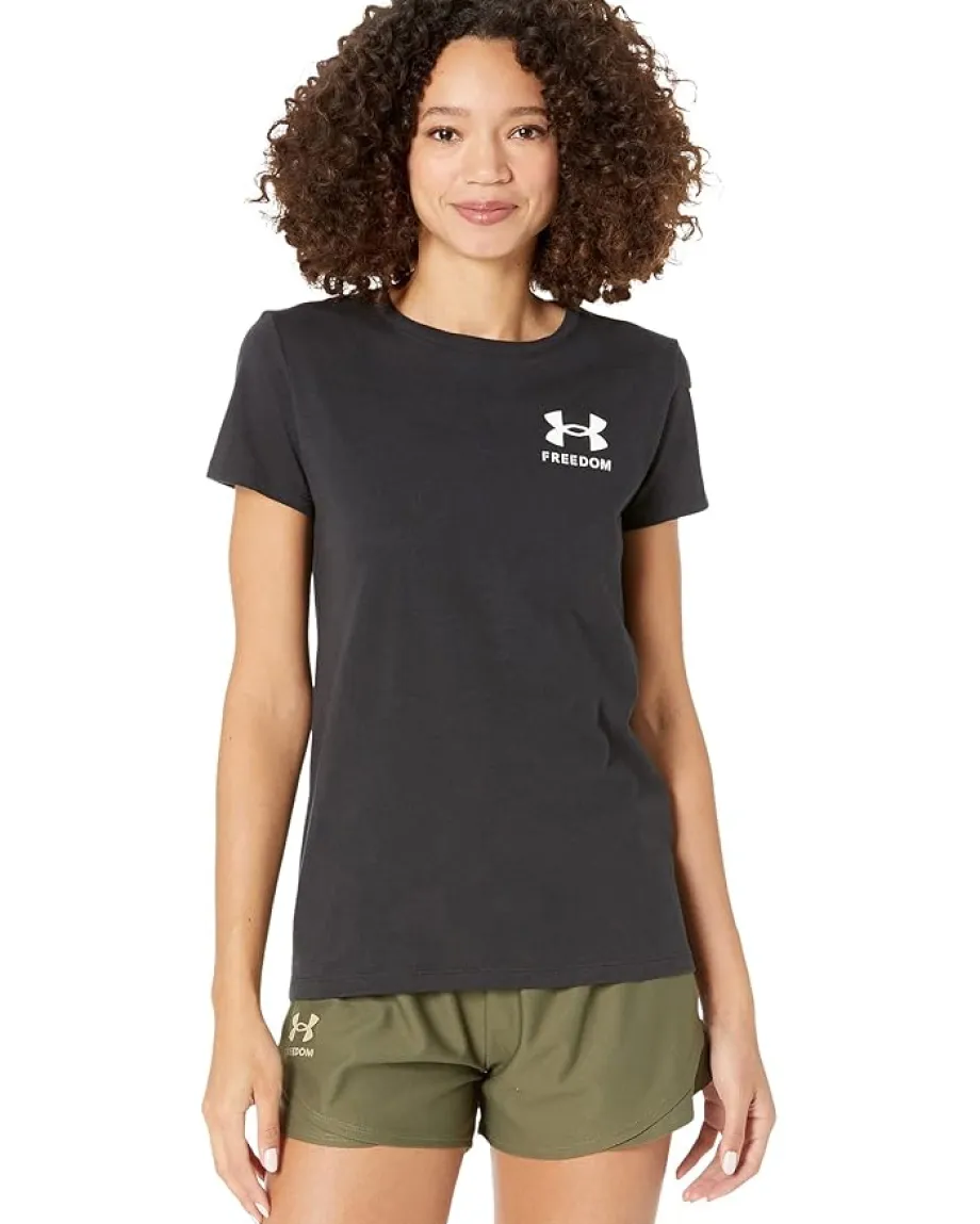 Women Under Armour New Freedom Flag T-Shirt
