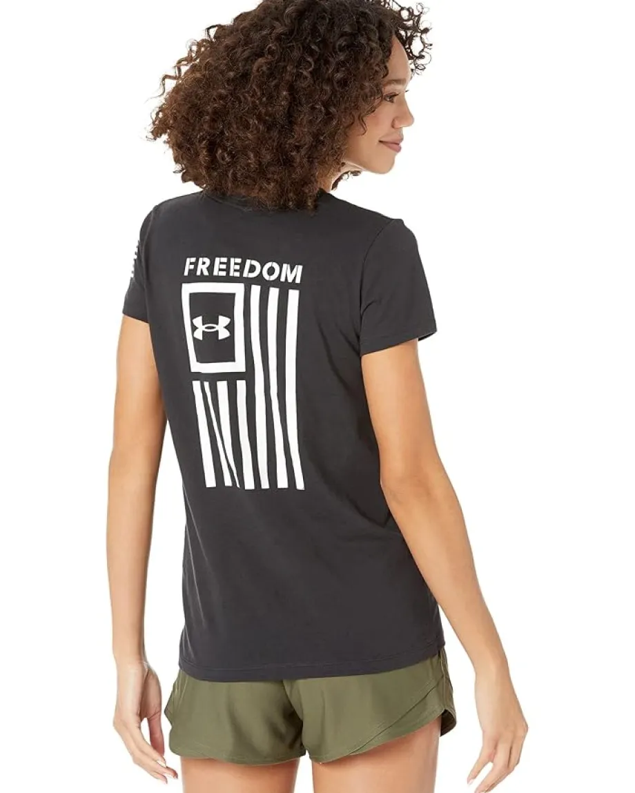 Women Under Armour New Freedom Flag T-Shirt
