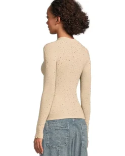 Free People Night Sky Long Sleeve Nude Sale