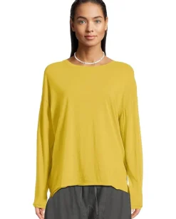 Free People Nina Tee Long Sleeve Acid Moss