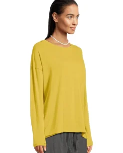 Free People Nina Tee Long Sleeve Acid Moss