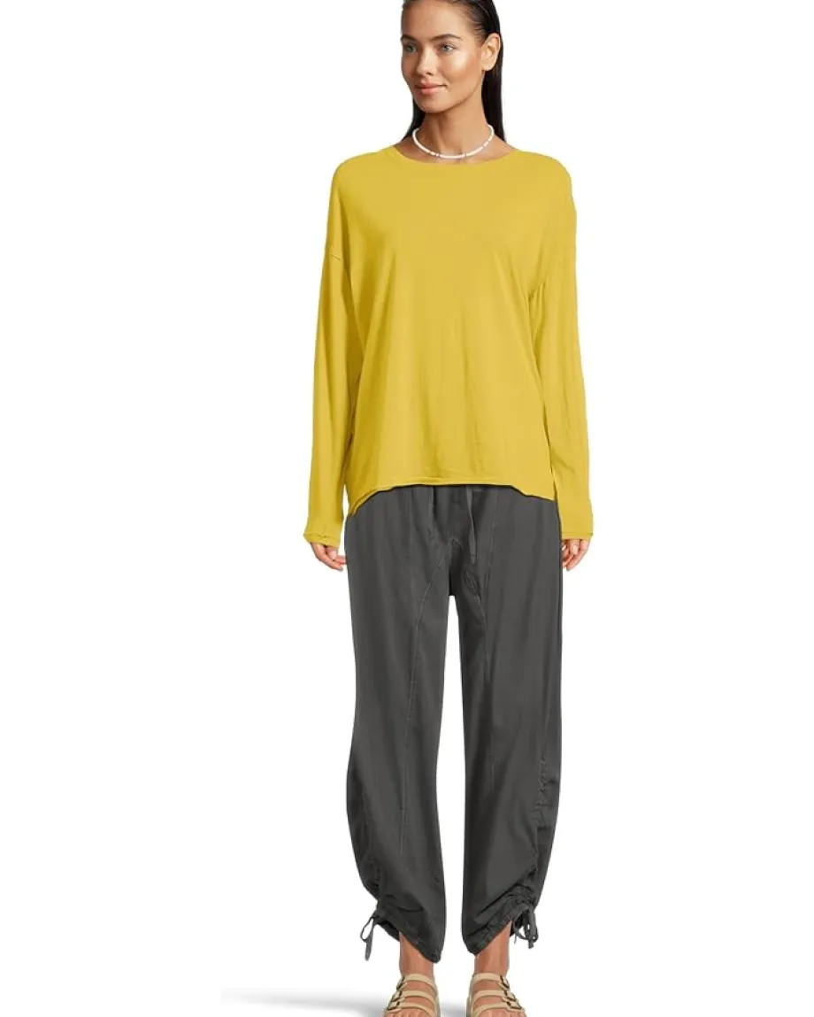 Free People Nina Tee Long Sleeve Acid Moss