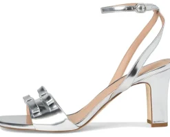 Cole Haan Noella Bow Sandal Silver Specchio Best