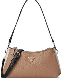 GUESS Noelle II 3 Compartment Crossbody Tan Multi Hot