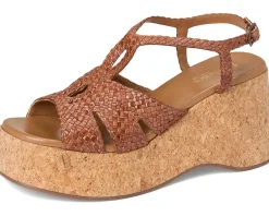 Women Seychelles Nolia Leather Platform Sandal