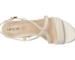 LifeStride Nolita Bone Faux Leather