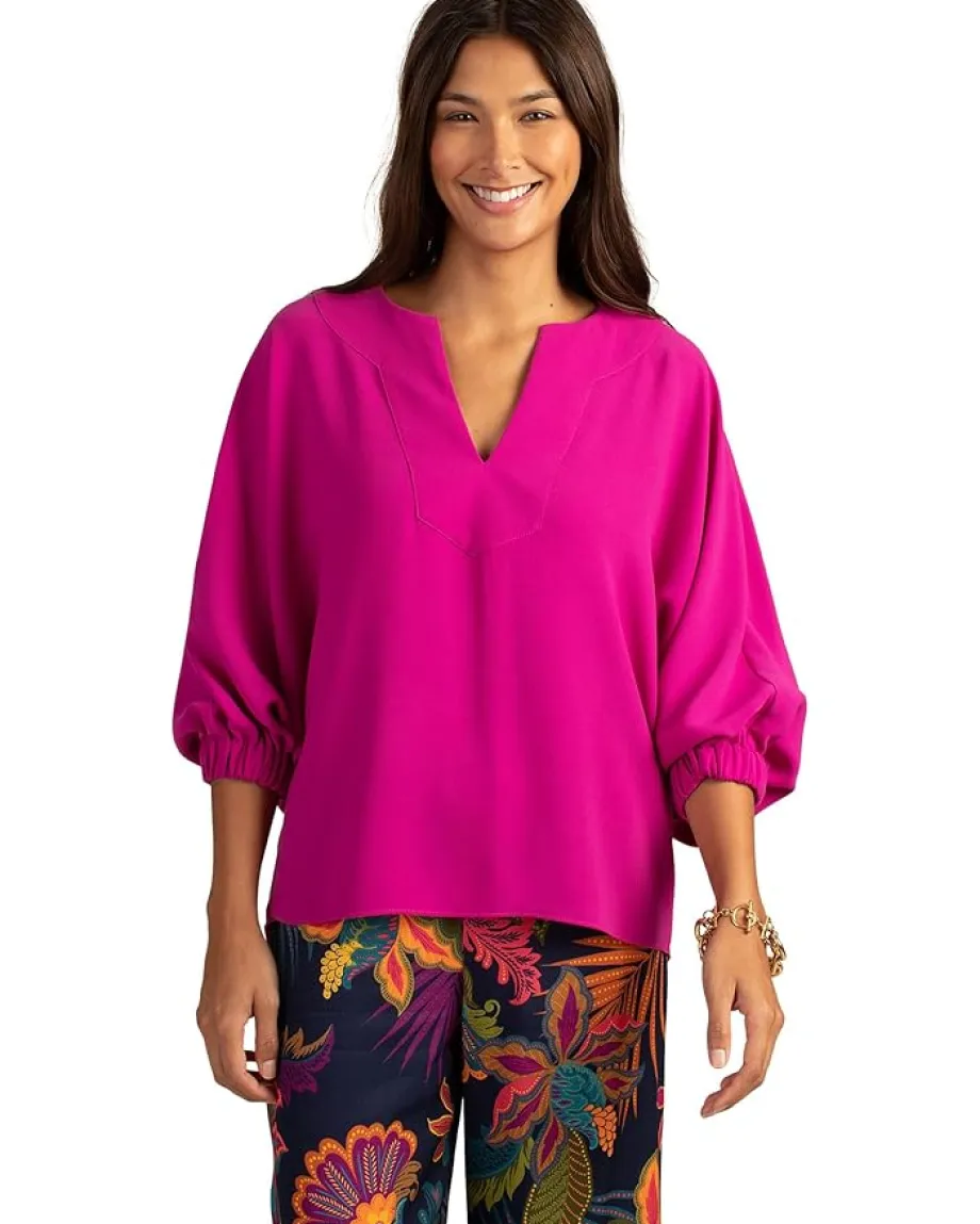 Trina Turk Noor Top Verbena