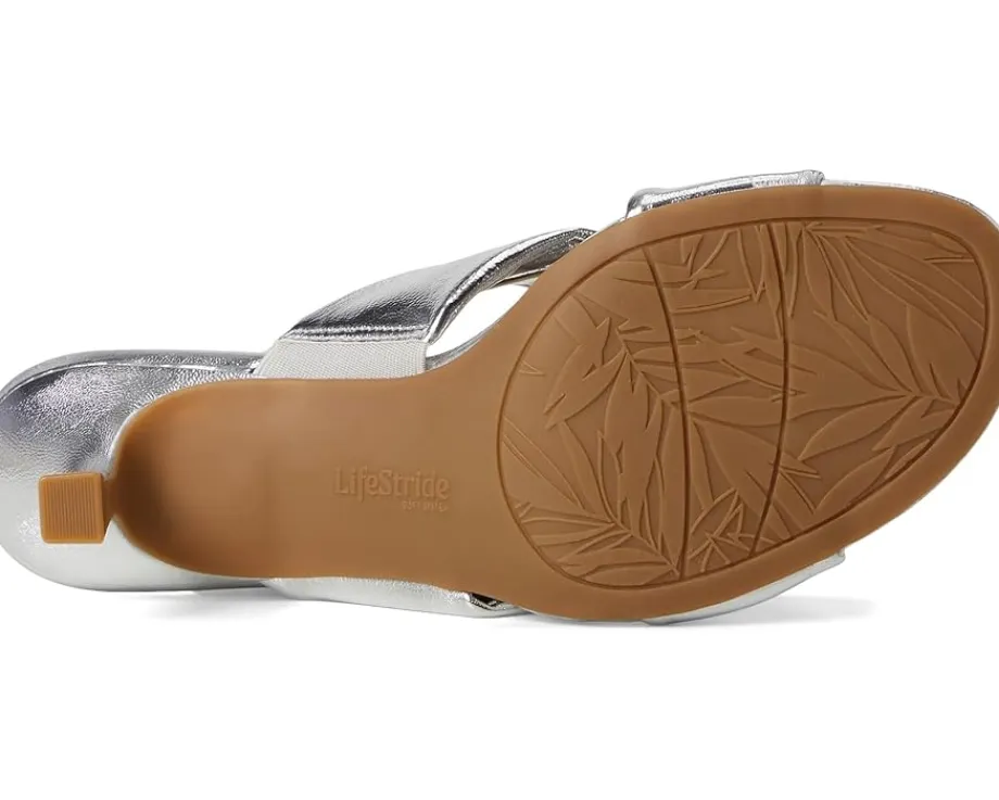 LifeStride Nori Silver Faux Leather Online