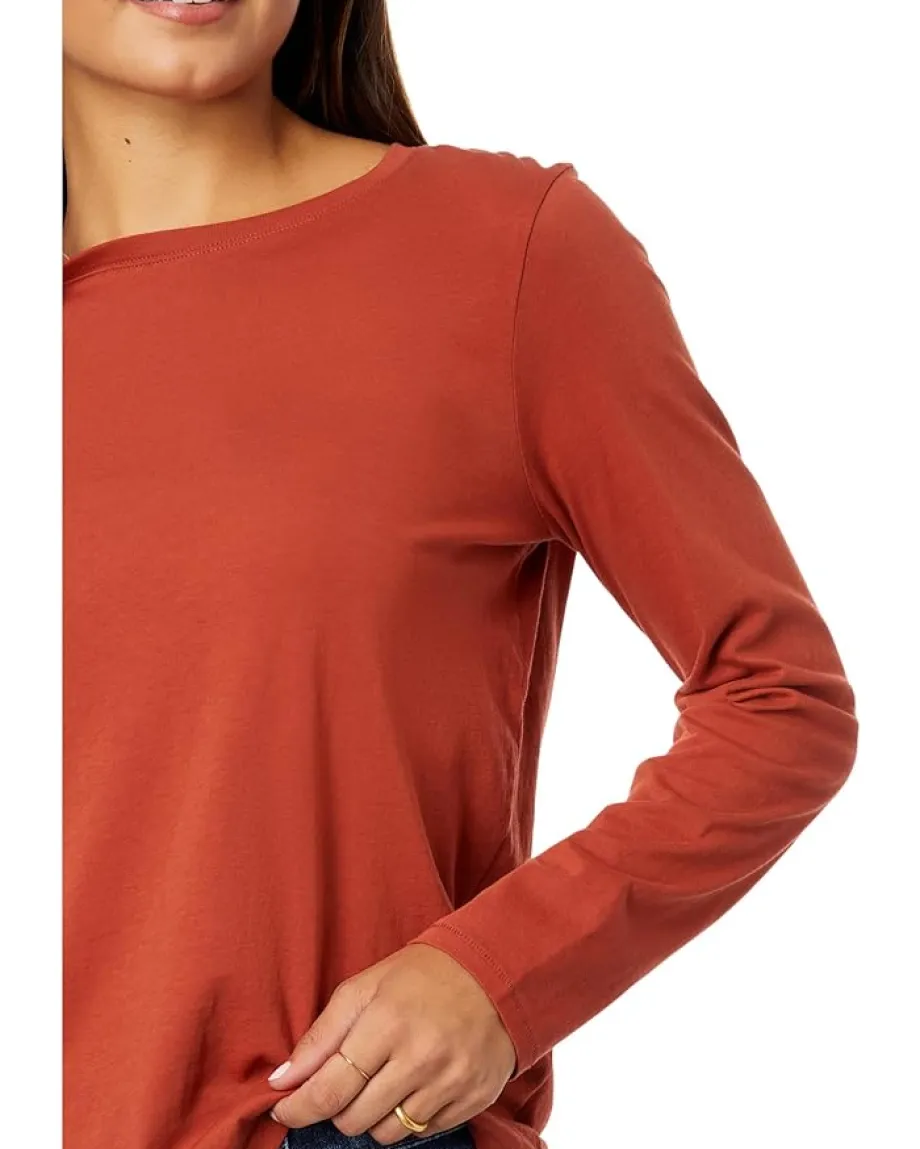 Madewell Northside Vintage Long-Sleeve Tee Etruscan Clay Outlet