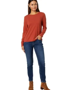 Madewell Northside Vintage Long-Sleeve Tee Etruscan Clay Outlet